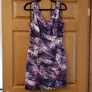 Heart neckline cocktail dress